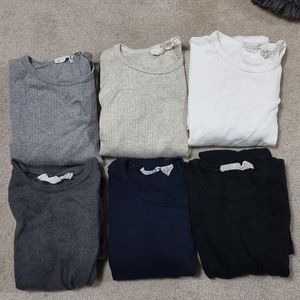 Structure shirts set of 6